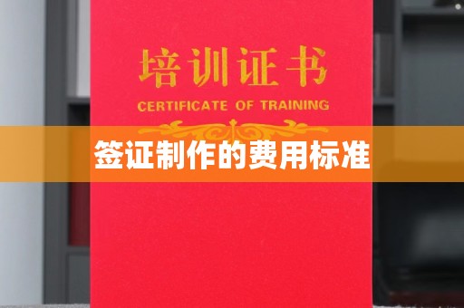 漳浦签证制作的费用标准