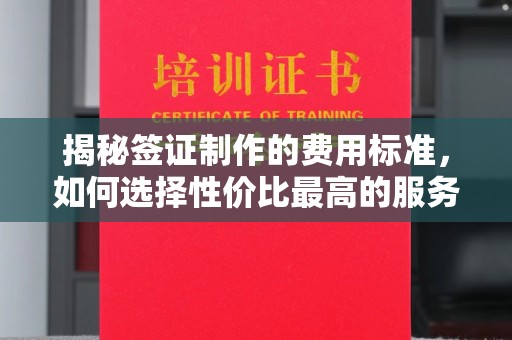 漳浦揭秘签证制作的费用标准，如何选择性价比最高的服务？
