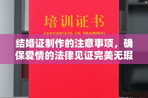 漳浦结婚证制作的注意事项，确保爱情的法律见证完美无瑕